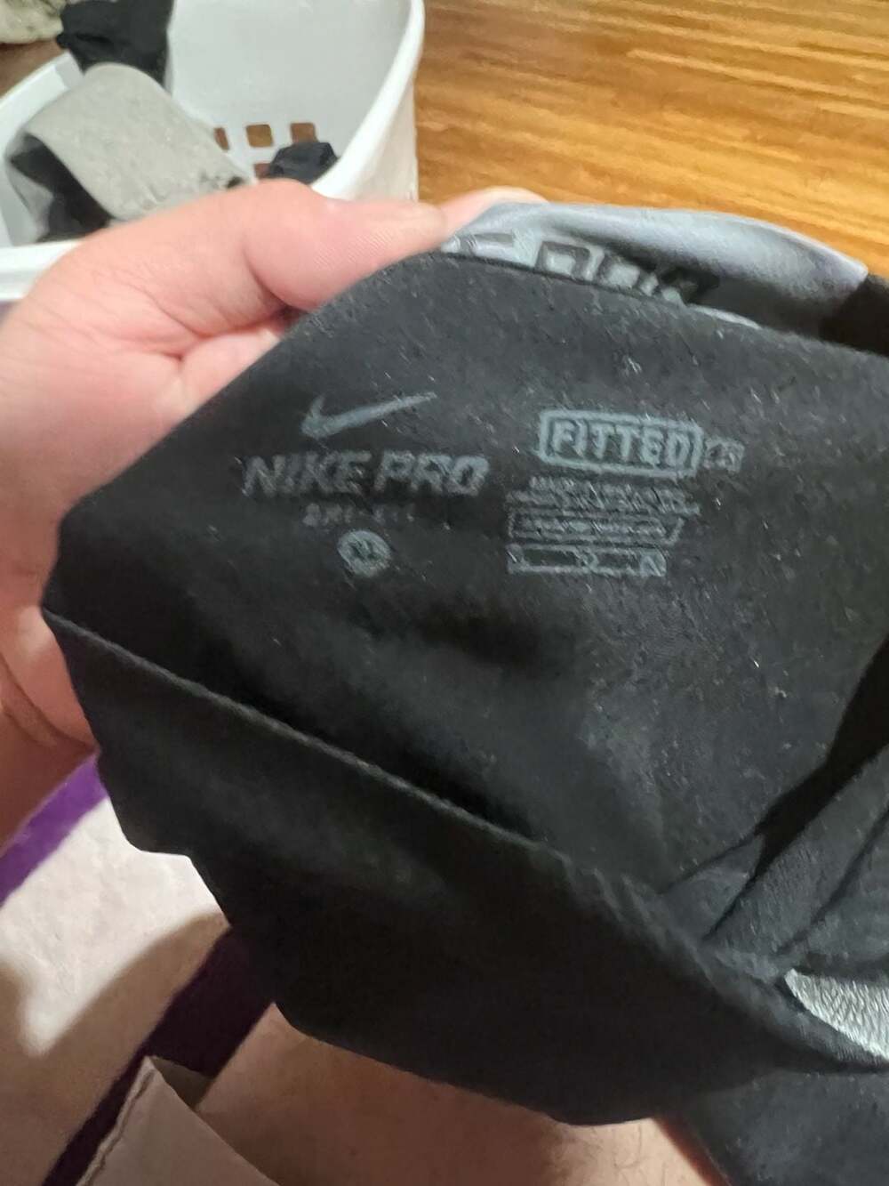 Nike Pro Dri-FIT Fitted Long Sleeve Mock Neck Athletic Shirt - Picture 3 of 3